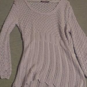 Knitted long sleeve shirt